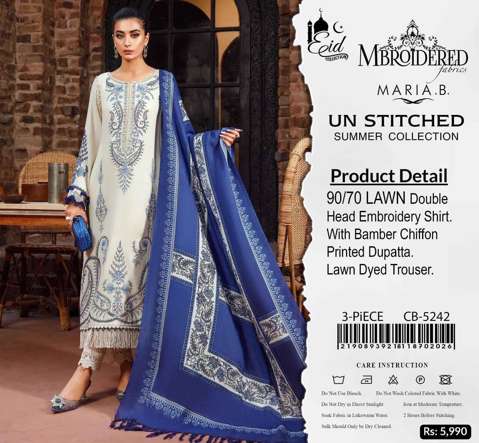 Maria B Lawn 90/70